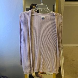 Distressed Purple Cardigan